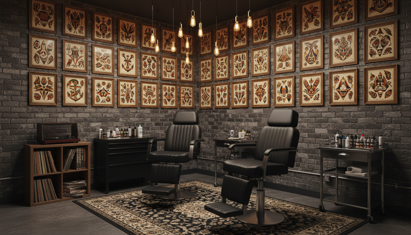 Inside Frontera Ink studio