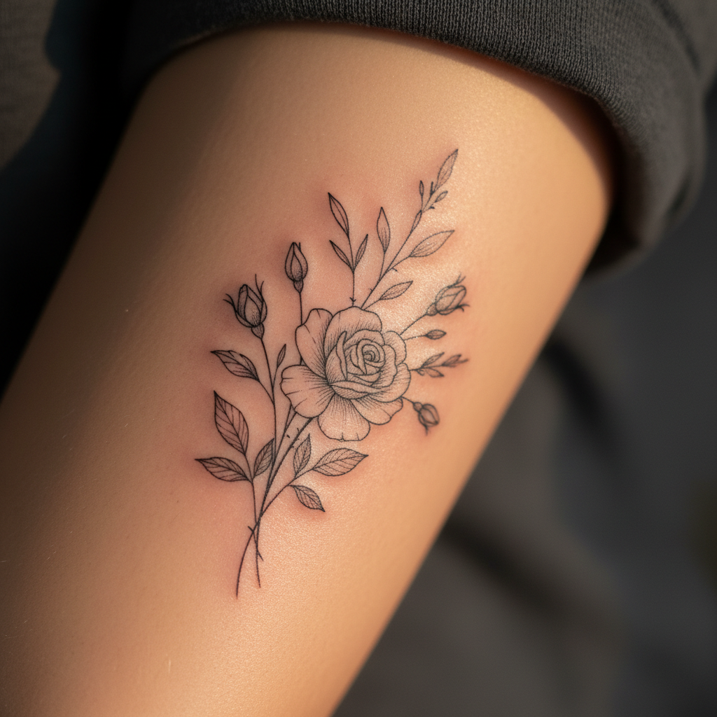 Fine detail tattoo work